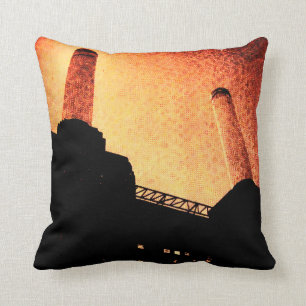 Battersea power station cushion