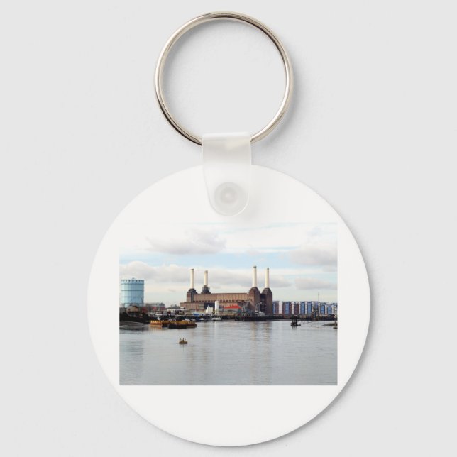 Battersea Power Station, London, UK Key Ring (Front)