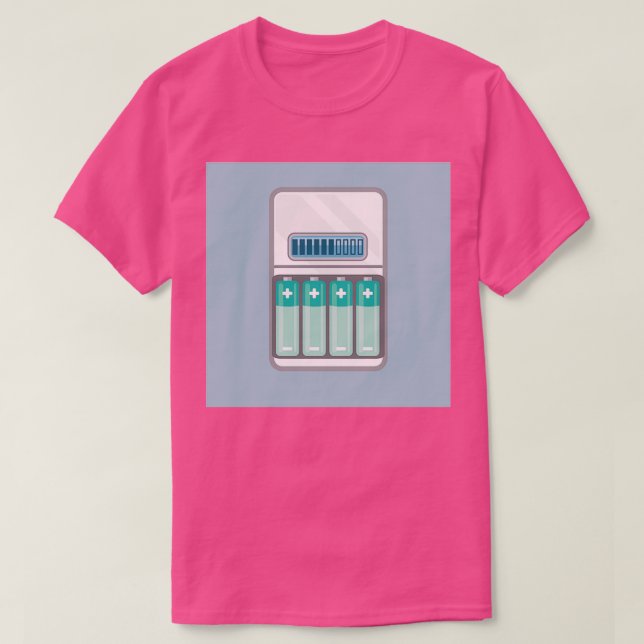 Battery Charger T-Shirt (Design Front)