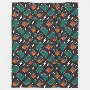 battery charging fleece blanket