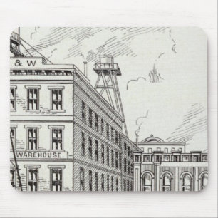 Battery East side California and Sacramento Mouse Mat