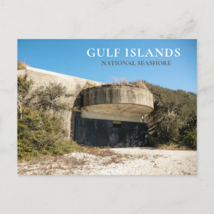 Battery Langdon, Fort Pickens, Gulf Islands NS Postcard