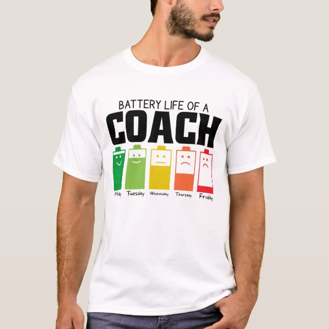 Battery Life Of A Coach T-Shirt (Front)
