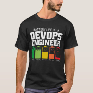 Battery Life Of A Devops Engineer T-Shirt