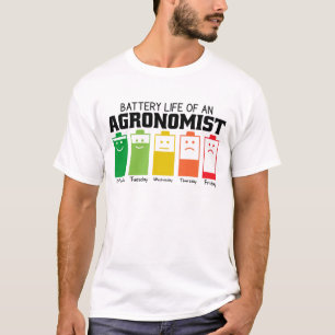 Battery Life Of An Agronomist T-Shirt