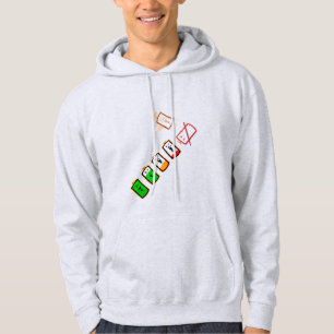 Battery Life - Retro White Edition Hoodie