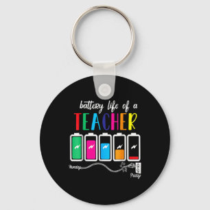 Battery Of Life A Teacher Thanksgiving Christmas Key Ring