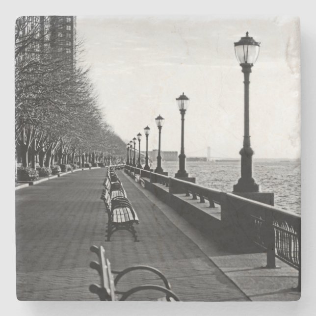 Battery Park City I Stone Coaster (Front)
