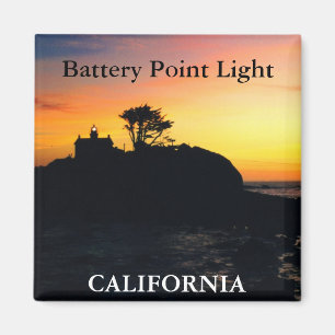 Battery Point Light, California Magnet 2