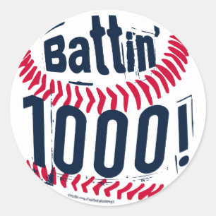 Battin' 1000! Sticker