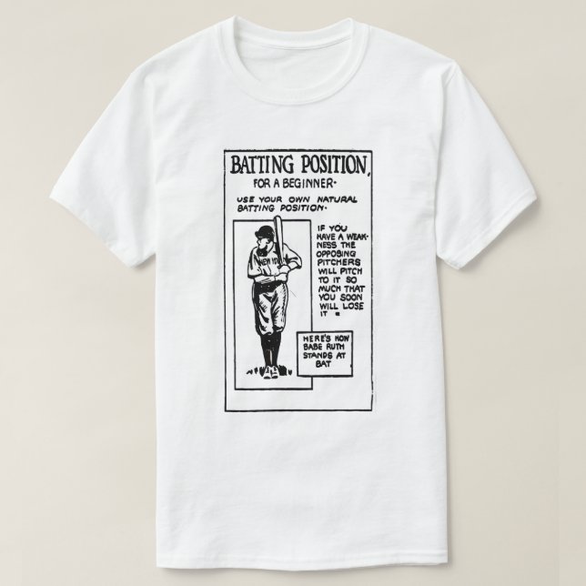 Batting Position T-Shirt (Design Front)