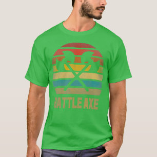Battle Axe Weapon Retro Vintage T-Shirt