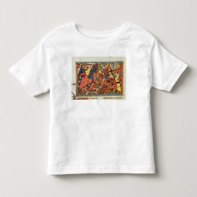 Battle between Crusaders and Moslems Toddler T-Shirt (Front)