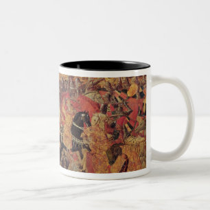 Battle between Darius  and Alexander the Great Two-Tone Coffee Mug