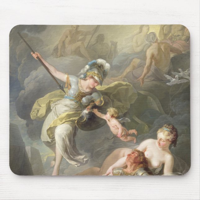 Battle Between Minerva and Mars, 1771 Mouse Mat (Front)