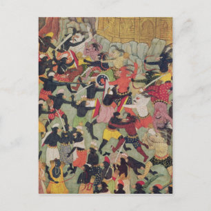 Battle Between the Armies of Rama and Ravana Postcard