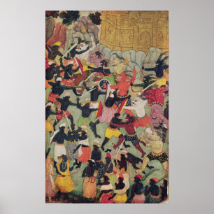 Battle Between the Armies of Rama and Ravana Poster