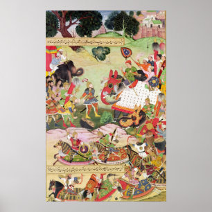 Battle between the forces of Persia and Turan Poster