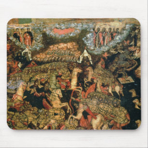 Battle between the Russian and Tatar troops Mouse Mat