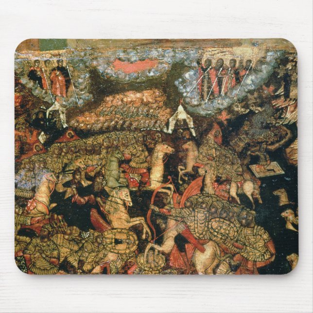Battle between the Russian and Tatar troops Mouse Mat (Front)