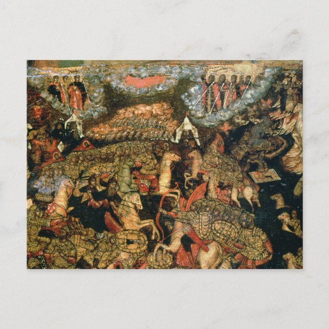 Battle between the Russian and Tatar troops Postcard (Front)