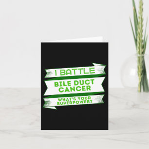 Battle Bile Duct Cancer Superpower Card
