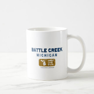 Battle Creek Michigan Great Lake State Coffee Mug