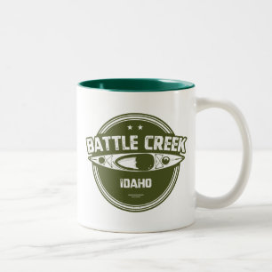 Battle Creek Wild And Scenic River Idaho Kayaking Two-Tone Coffee Mug
