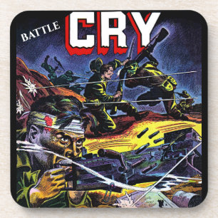 Battle Cry 07 War Vintage Comics Coaster