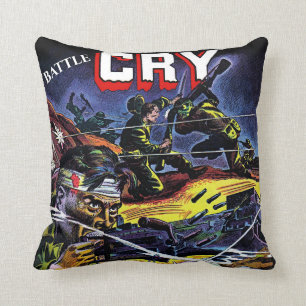 Battle Cry 07 War Vintage Comics Cushion