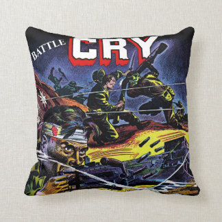 Battle Cry 07 War Vintage Comics Cushion