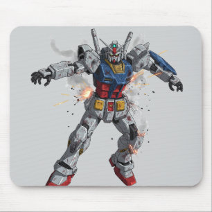 Battle Damaged Gundam Mouse Mat