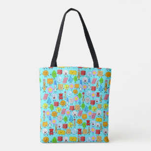 battle for dream island pattern tote bag