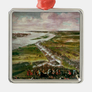 Battle for the Crossing of the Dvina, 1701 Metal Tree Decoration