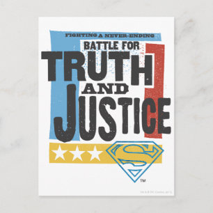 Battle for Truth & Justice Postcard