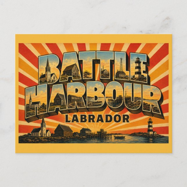 Battle Harbour Labrador Historic District Postcard (Front)