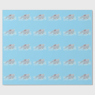 Battle Horn-Whale Wrapping Paper