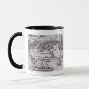 Battle in Jamaica between Christopher Columbus (14 Mug