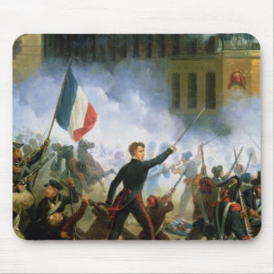 Battle in the Rue de Rohan Mouse Mat