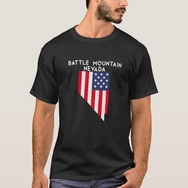 Battle Mountain Nevada USA State America Travel Ne T-Shirt (Front)