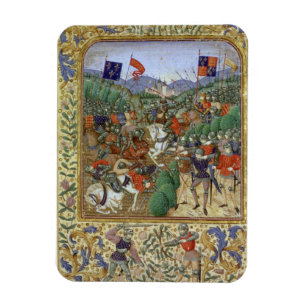 Battle of Agincourt, October 25th 1415 (w/c on pap Magnet