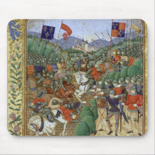 Battle of Agincourt, October 25th 1415 (w/c on pap Mouse Mat