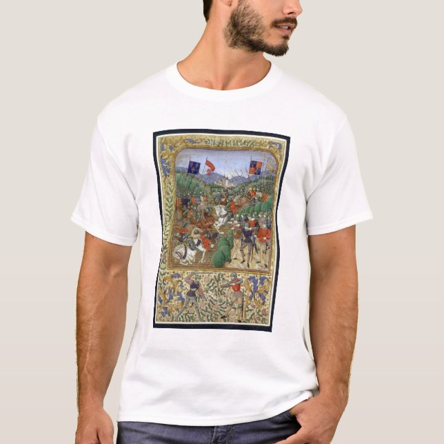 Battle of Agincourt, October 25th 1415 (w/c on pap T-Shirt (Front)