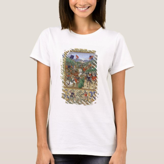 Battle of Agincourt, October 25th 1415 (w/c on pap T-Shirt (Front)