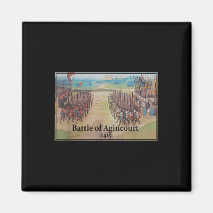 Battle Of Agincourt Painting Magnet