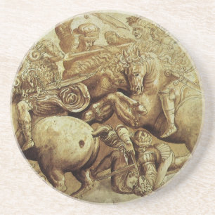 Battle of Anghiari, Leonardo da Vinci, Renaissance Coaster