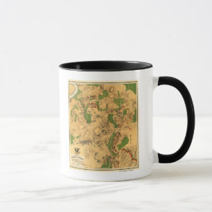 Battle of Antietam - Civil War Panoramic Map 3 Mug