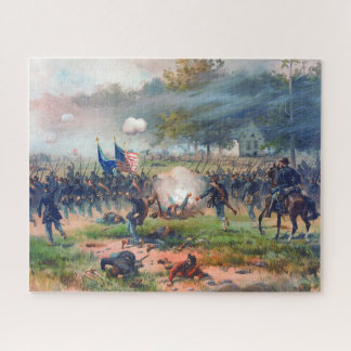 Battle of Antietam Thure de Thulstrup 1887 Restore Jigsaw Puzzle