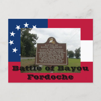 Battle of Bayou Fordoche Postcard