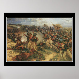Battle of Borodino Napoleon Vintage Poster